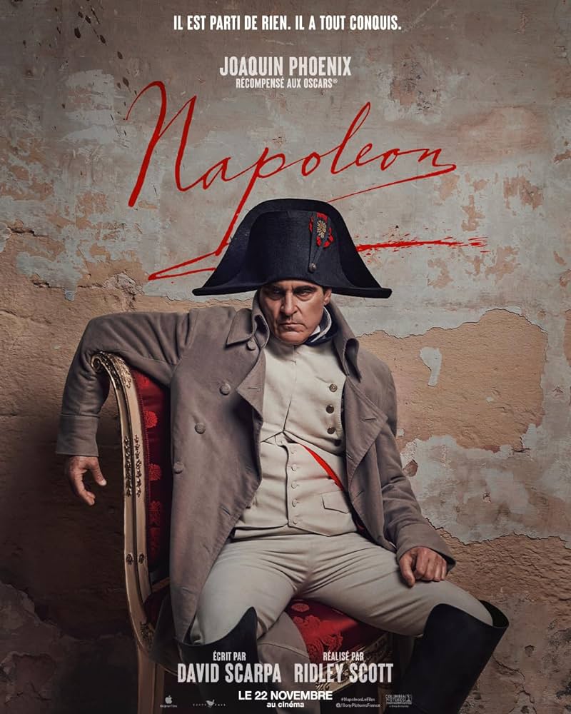 poster de la película napoleón de ridley scott.